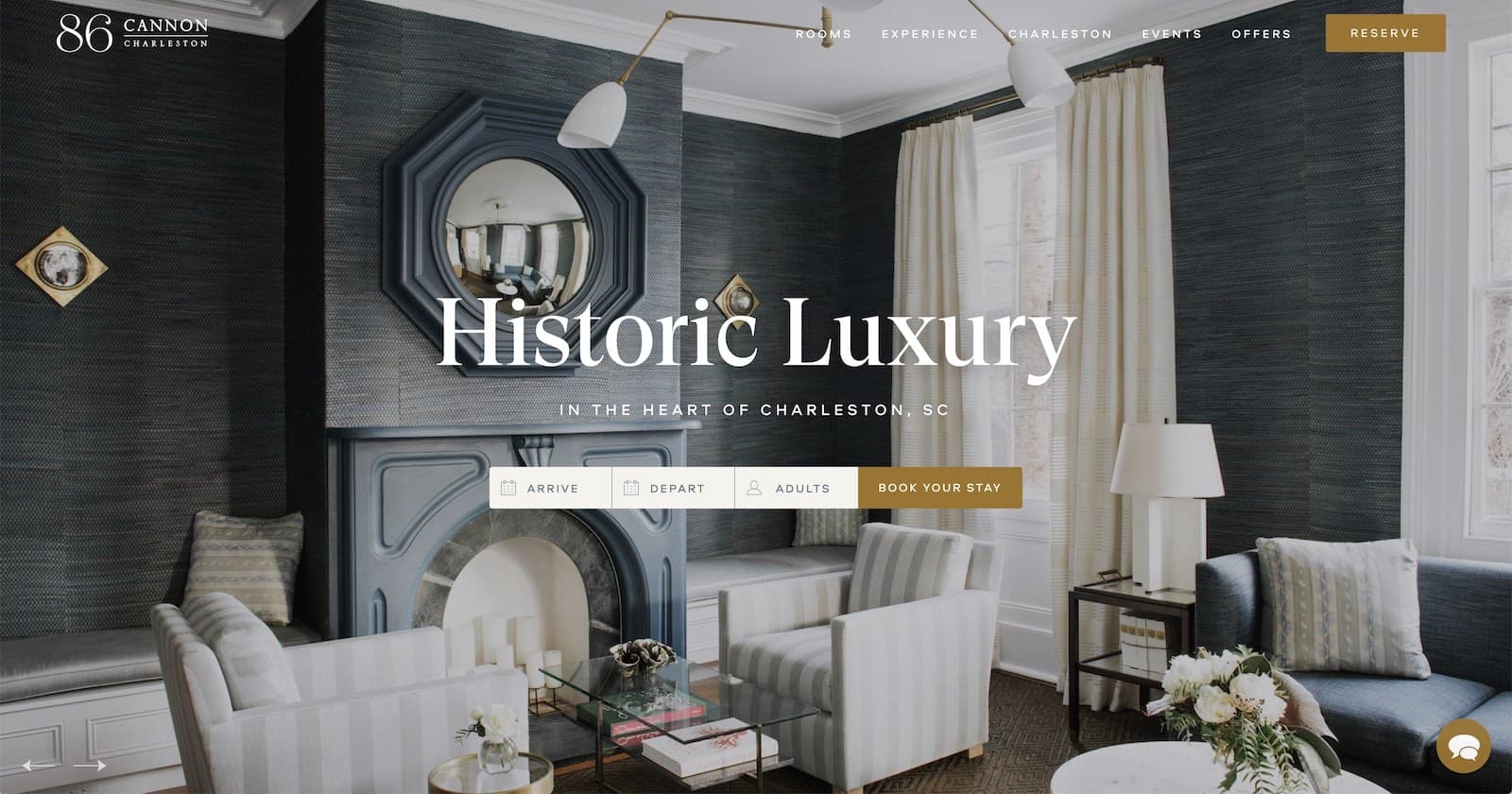 86 Cannon exterior and pool courtyard